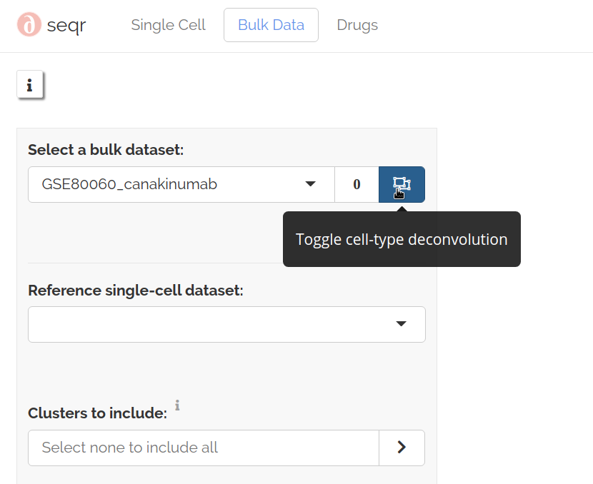 Bulk Deconvolution